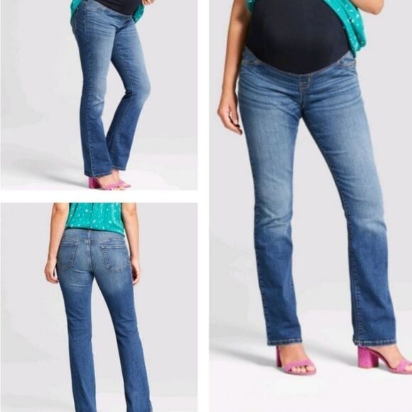 Isabel Maternity Skinny Bootcut Jeans - Picture 1 of 6